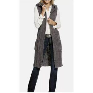 Ariat Valley Hooded Sleeveless Knit Duster Size XS/S